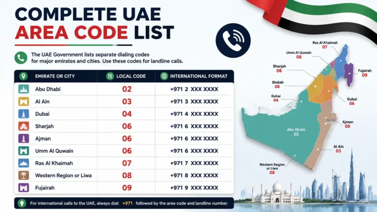 UAE Area Code
